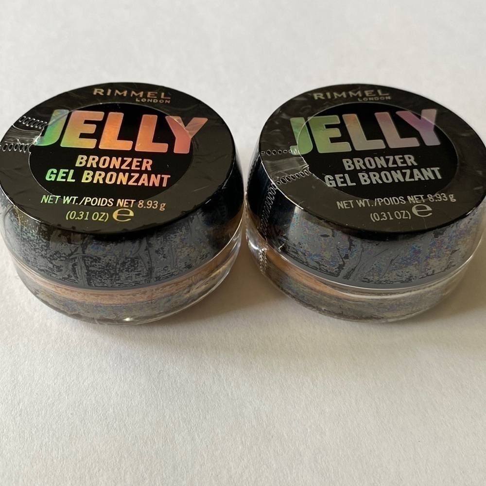 3 Rimmel bronzers paradise set of 3 face gel jelly pot NEW sealed full‎ size